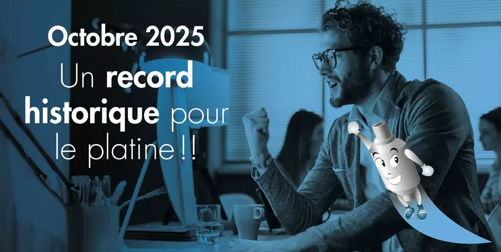 Un record historique pour le platine